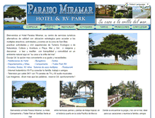 Tablet Screenshot of hotelparaisomiramar.com